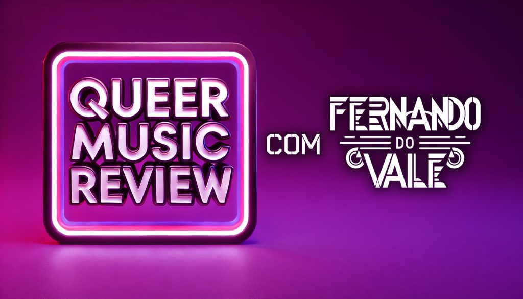 Logo oficial do Queer Music Review com Fernando do Vale.