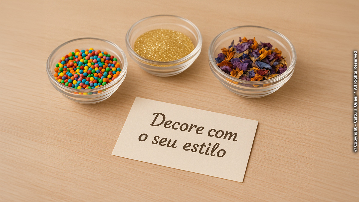 Bolo Arco-íris Decoração